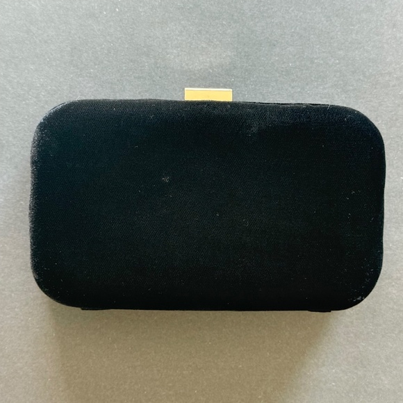 J. CREW Clutch Minaudiere Leopard Sequins Beads Detachable Chain Gold - Picture 4 of 13